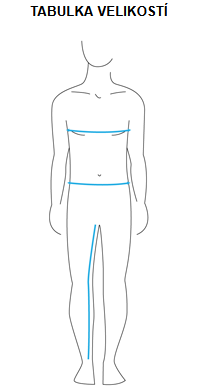 velikost knox kalhoty panska